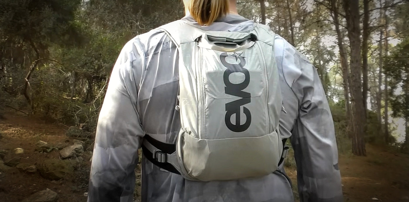 EVOC Hydro Pro 6L Hydration Vest worn by Vital MTB product reviewer