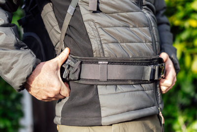 EVOC Stage Capture 16L Camera Backpack elastic waist belt