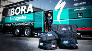 EVOC x BORA hansgrohe cycling team sponsor