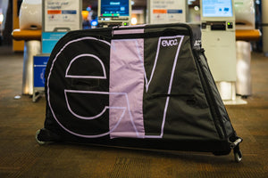 EVOC Bike Travel Bag Pro image in airport from The Radavist review